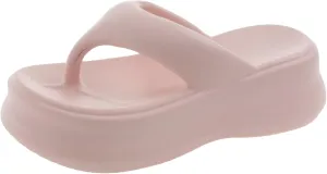 7.0cm thick bottom female outer wear summer new flip-flops casual high heel slippers