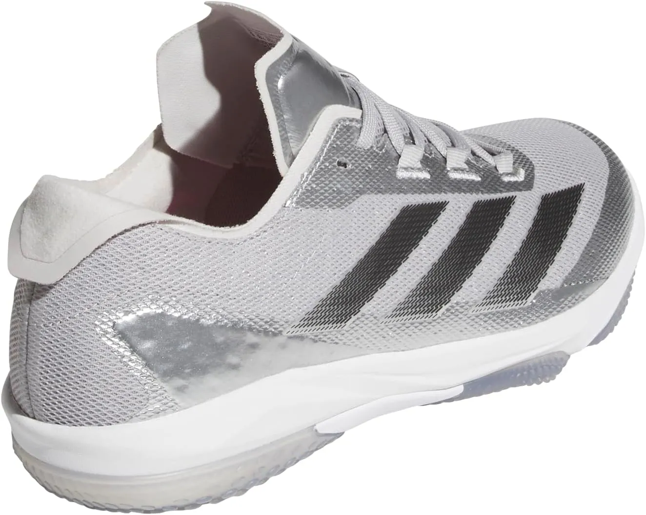 adidas Men's Adizero Impact Silver Speed Turf Baseball Sneaker