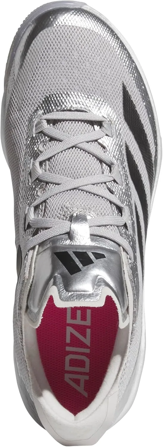 adidas Men's Adizero Impact Silver Speed Turf Baseball Sneaker