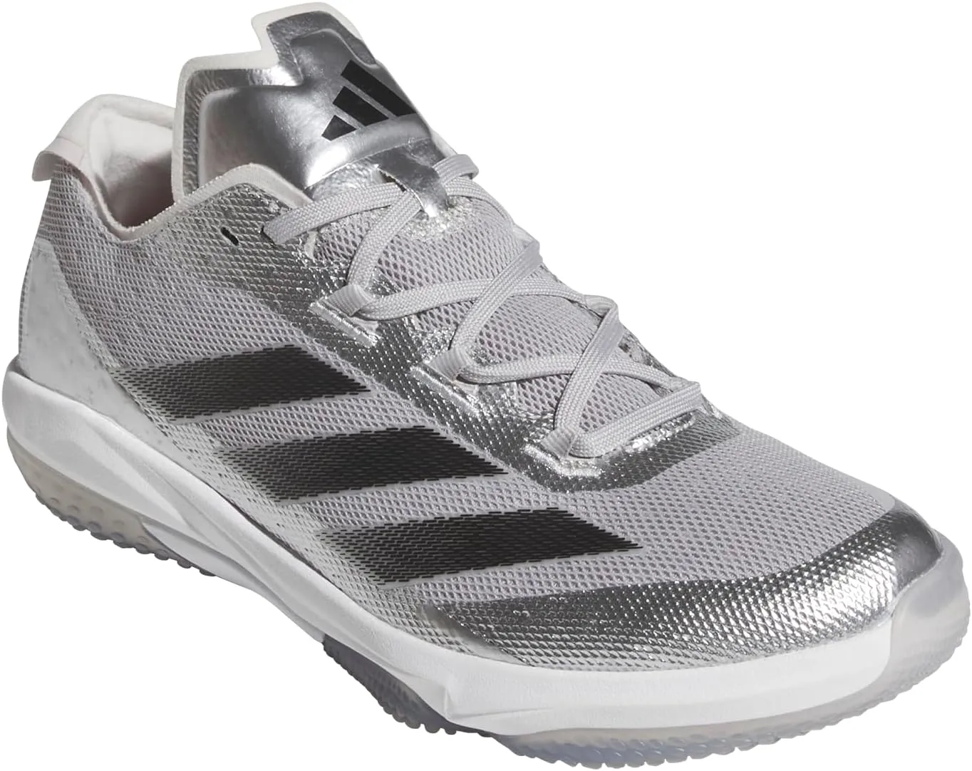 adidas Men's Adizero Impact Silver Speed Turf Baseball Sneaker
