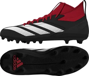 adidas Men's Adizero Impact.2 American Football Sneaker, Black/White/Team Power Red, 12.5