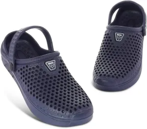 Adult Vented Clogs with Adjustable Heel Strap Slip-On Easy to Clean, Cushioned, Casual EVA Shoes for Everday or Water Shoes for Pool and Beach