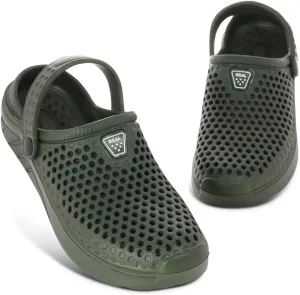 Adult Vented Clogs with Adjustable Heel Strap Slip-On Easy to Clean, Cushioned, Casual EVA Shoes for Everday or Water Shoes for Pool and Beach