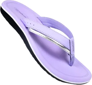 AEROTHOTIC Womens Casual Comfort Quick Drying Cushion Soft Flip Flops with Arch Support Non-Slip Thong Sandals