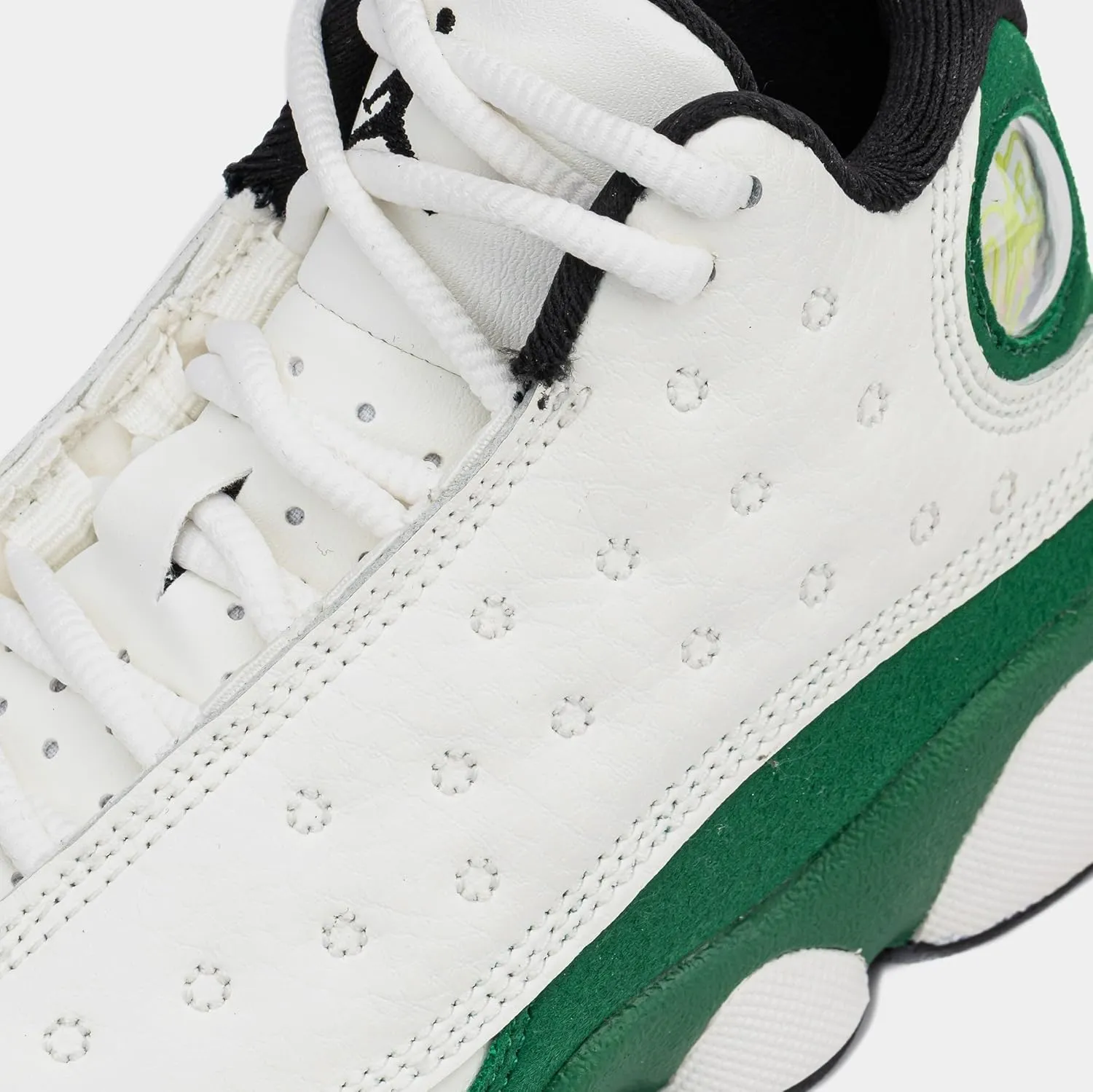 Air Jordan 13 Retro Court of Legends Preschool Lifestyle Shoes (Sail/Black/Pine Green)