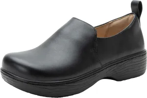 Alegria Women's Origin Orygin Wood Grain Leather Slip On Clog