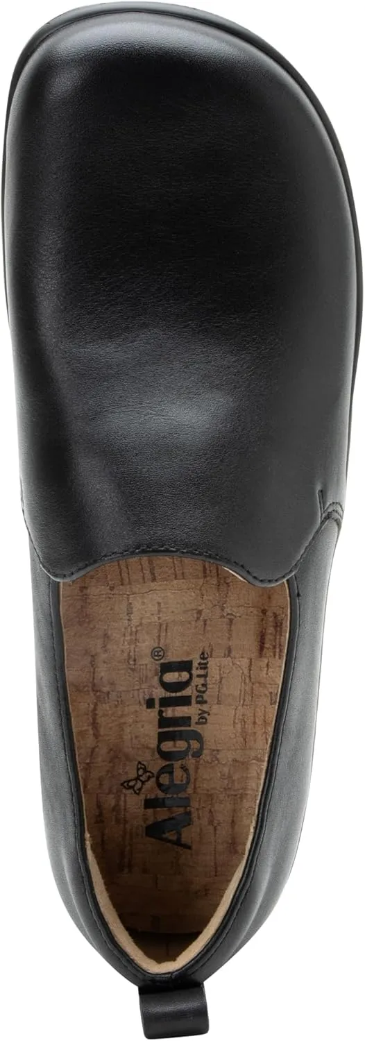 Alegria Women's Origin Orygin Wood Grain Leather Slip On Clog