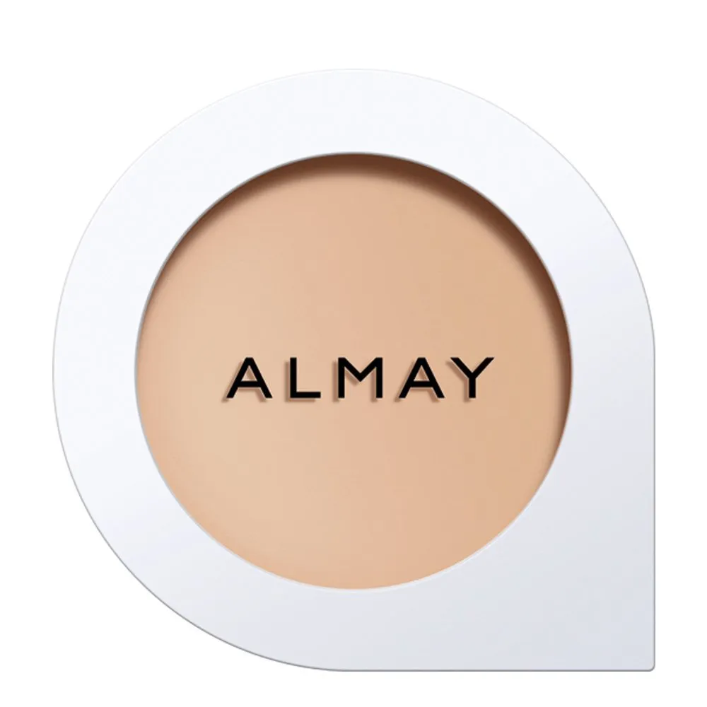 Almay Clear Complexion Pressed Powder, Light/Medium, 200, Hypoallergenic, Dermatologist-tested, Non-Comedogenic (Won't Clog Pores), 0.28 oz.