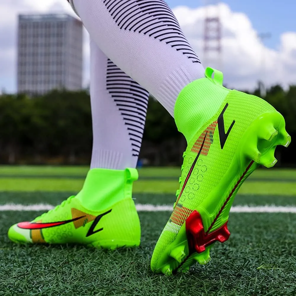 AMZ BSHIDA World Cup Professional Men's Soccer Cleats Adult Firm Ground Football Training Boots TF/AG Soccer Shoe Sneaker