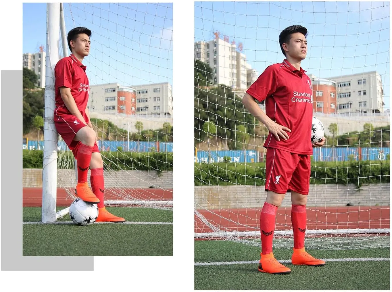 AMZ BSHIDA World Cup Professional Men's Soccer Cleats Adult Firm Ground Football Training Boots TF/AG Soccer Shoe Sneaker