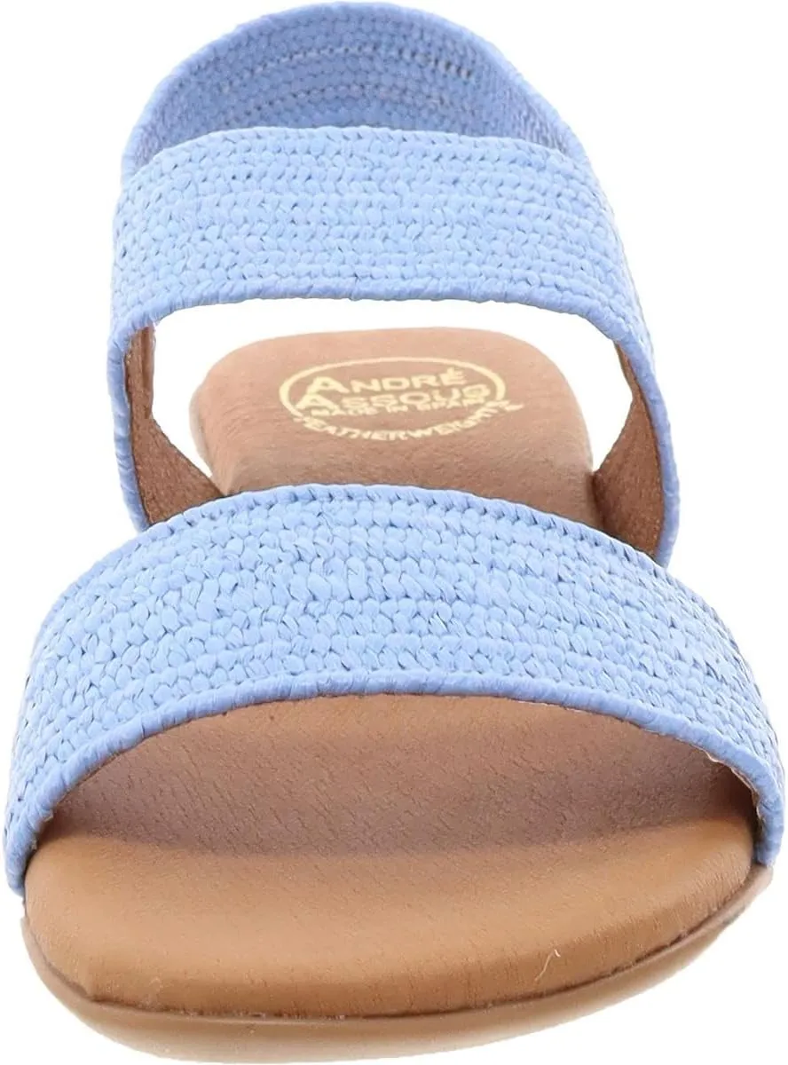 André Assous Women's Nigella Woven Featherweight Flat Sandal