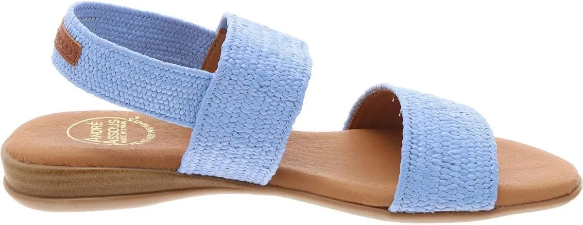 André Assous Women's Nigella Woven Featherweight Flat Sandal