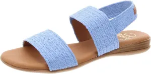 André Assous Women's Nigella Woven Featherweight Flat Sandal