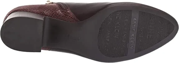 Anne Klein Women's Hilda Ankle Boot, Brown, 10 M US