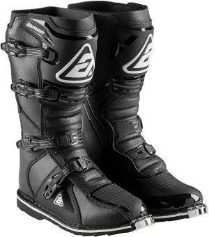 Answer Racing 445174 Powersports Motocross Protection Gear: AR1 Boots, Black, Size 7, 1 Pair