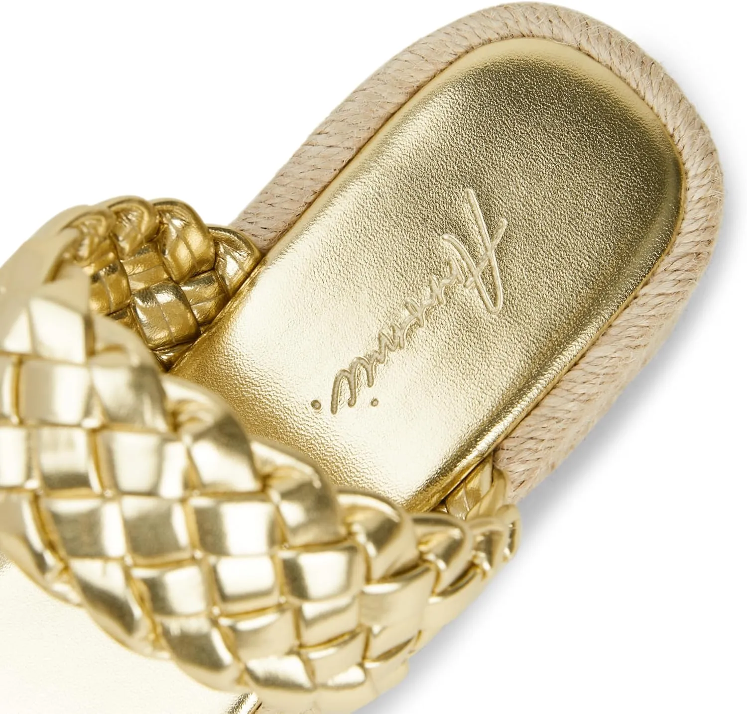Arromic Women's Platform Wedge Sandals Braided Strap Slide Sandals for Women Casual Slip on Platform Wedges Slides Open Toe Beach Summer Sandals