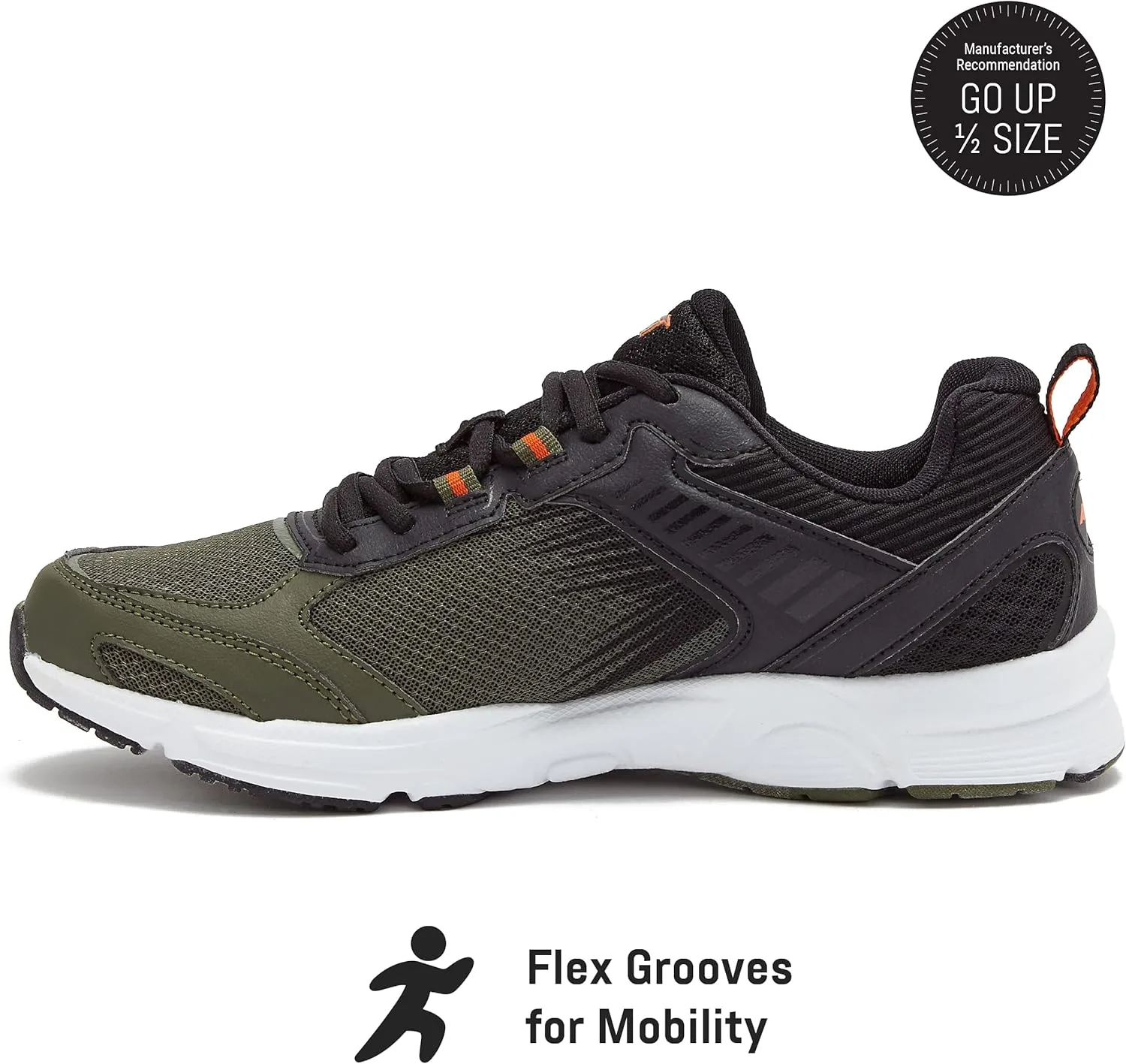 Avia Forte 2.0 Men’s Running Shoes, Lightweight Trail or Running Athletic Sneakers for Men - Green, Black or Grey
