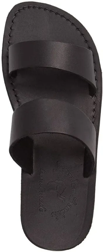 Aviv - Leather Double Strap Sandal - Mens Sandals
