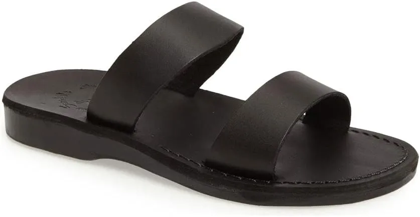 Aviv - Leather Double Strap Sandal - Mens Sandals
