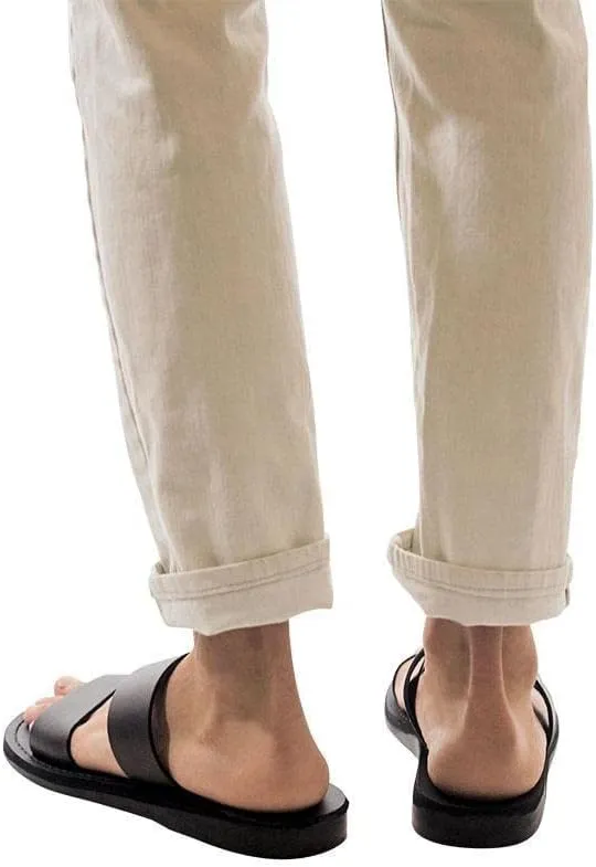 Aviv - Leather Double Strap Sandal - Mens Sandals