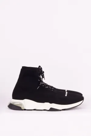 Balenciaga FW21 'Speed Lace Up Clear Sole' Trainer Black/White (2021)