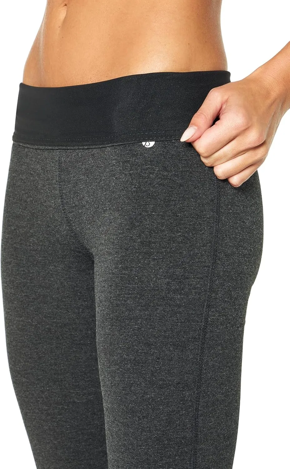 Bally Total Fitness Women's High Rise Tummy Control Bootleg Pant