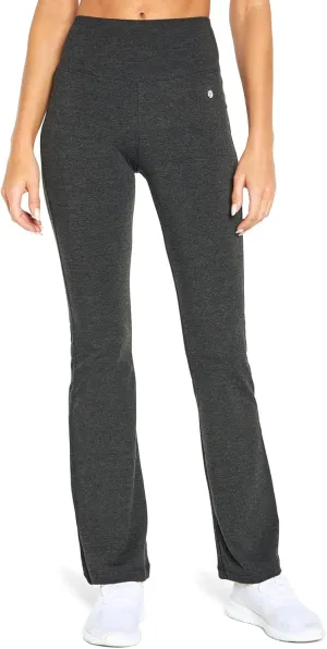 Bally Total Fitness Women's High Rise Tummy Control Bootleg Pant