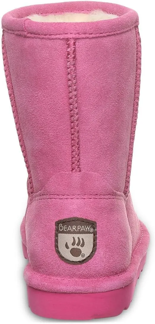 BEARPAW Elle Youth Multiple Colors | Youth's Boot Classic Suede | Youth's Slip On Boot | Comfortable Winter Boot