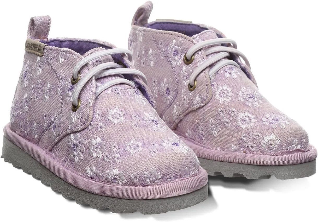 BEARPAW Skye Toddler Multiple Colors | Toddler's Chukka Bootie | Toddler's Slip On Boot | Comfortable Winter Boot
