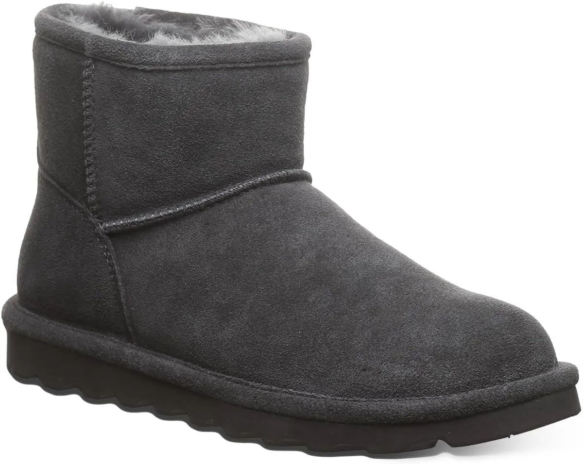 BEARPAW Women's Alyssa Multiple Colors | Women's Ankle Boot | Women's Slip On Boot | Comfortable Winter Boot