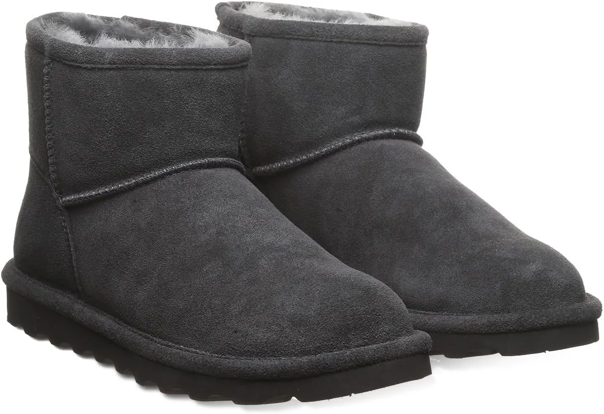 BEARPAW Women's Alyssa Multiple Colors | Women's Ankle Boot | Women's Slip On Boot | Comfortable Winter Boot