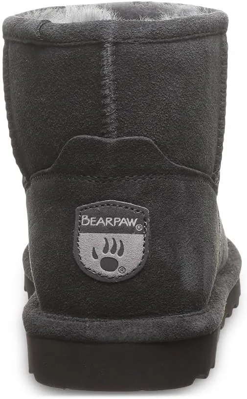 BEARPAW Women's Alyssa Multiple Colors | Women's Ankle Boot | Women's Slip On Boot | Comfortable Winter Boot