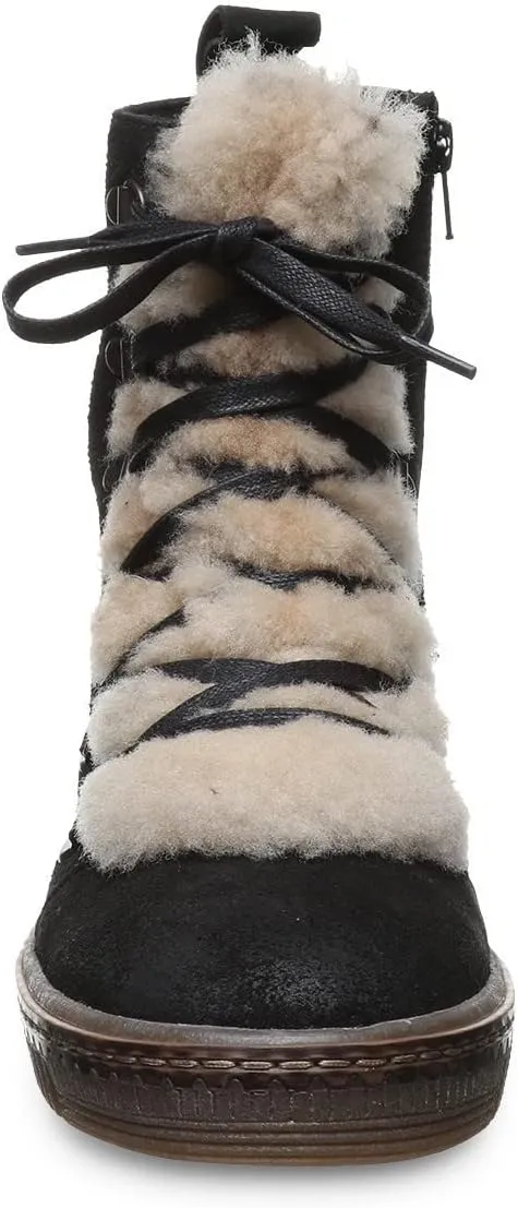 BEARPAW Women's Celeste Comfortable Winter Boots | Multiple Sizes & Colors | Women's Classic Suede Lace-Up Boots
