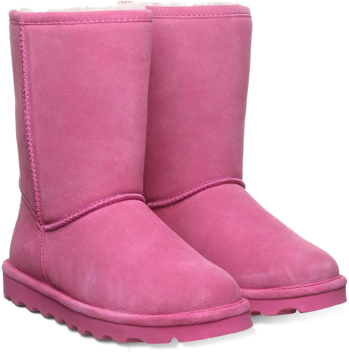 BEARPAW Women's Elle Short Multiple Colors | Women's Boot Classic Suede | Women's Slip On Boot | Comfortable Winter Boot