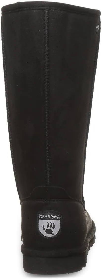 BEARPAW Women's Elle Tall Wide Multiple Colors | Women's Boot Classic Suede | Women's Slip On Boot | Comfortable Winter Boot