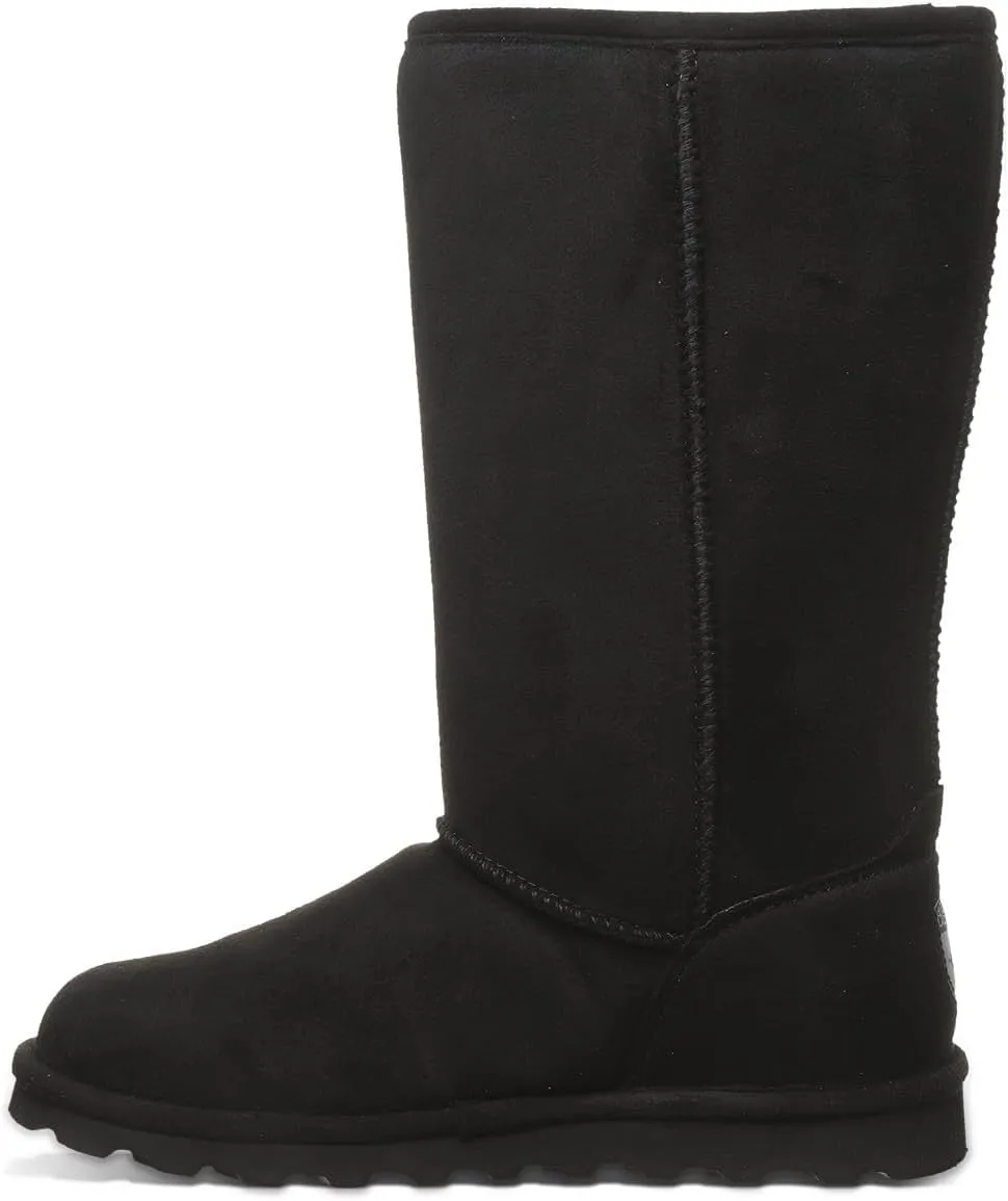 BEARPAW Women's Elle Tall Wide Multiple Colors | Women's Boot Classic Suede | Women's Slip On Boot | Comfortable Winter Boot