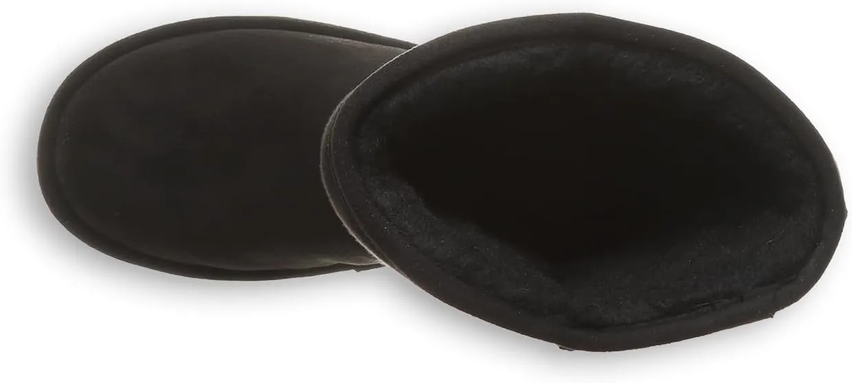 BEARPAW Women's Elle Tall Wide Multiple Colors | Women's Boot Classic Suede | Women's Slip On Boot | Comfortable Winter Boot