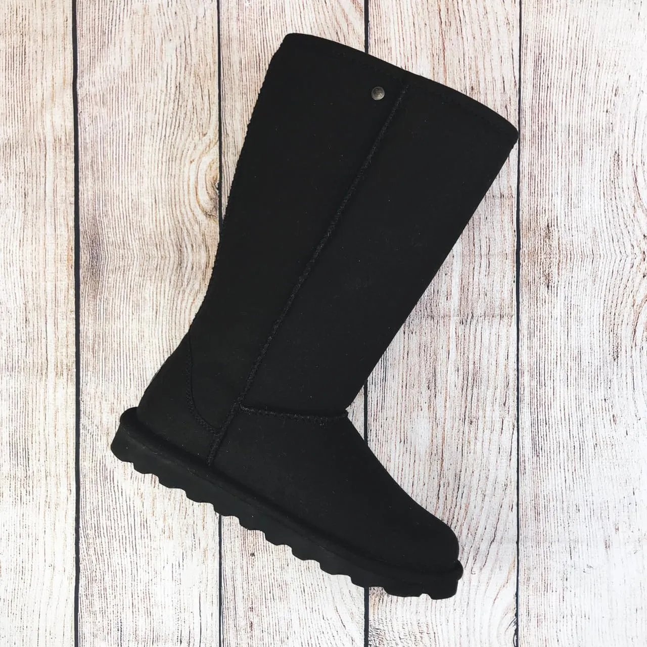 BEARPAW Women's Elle Tall Wide Multiple Colors | Women's Boot Classic Suede | Women's Slip On Boot | Comfortable Winter Boot