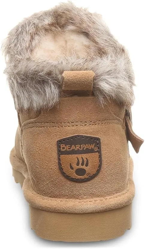 BEARPAW Women's Jasmine Slip On Boot | Comfortable Winter Boot | Multiple Colors & Sizes