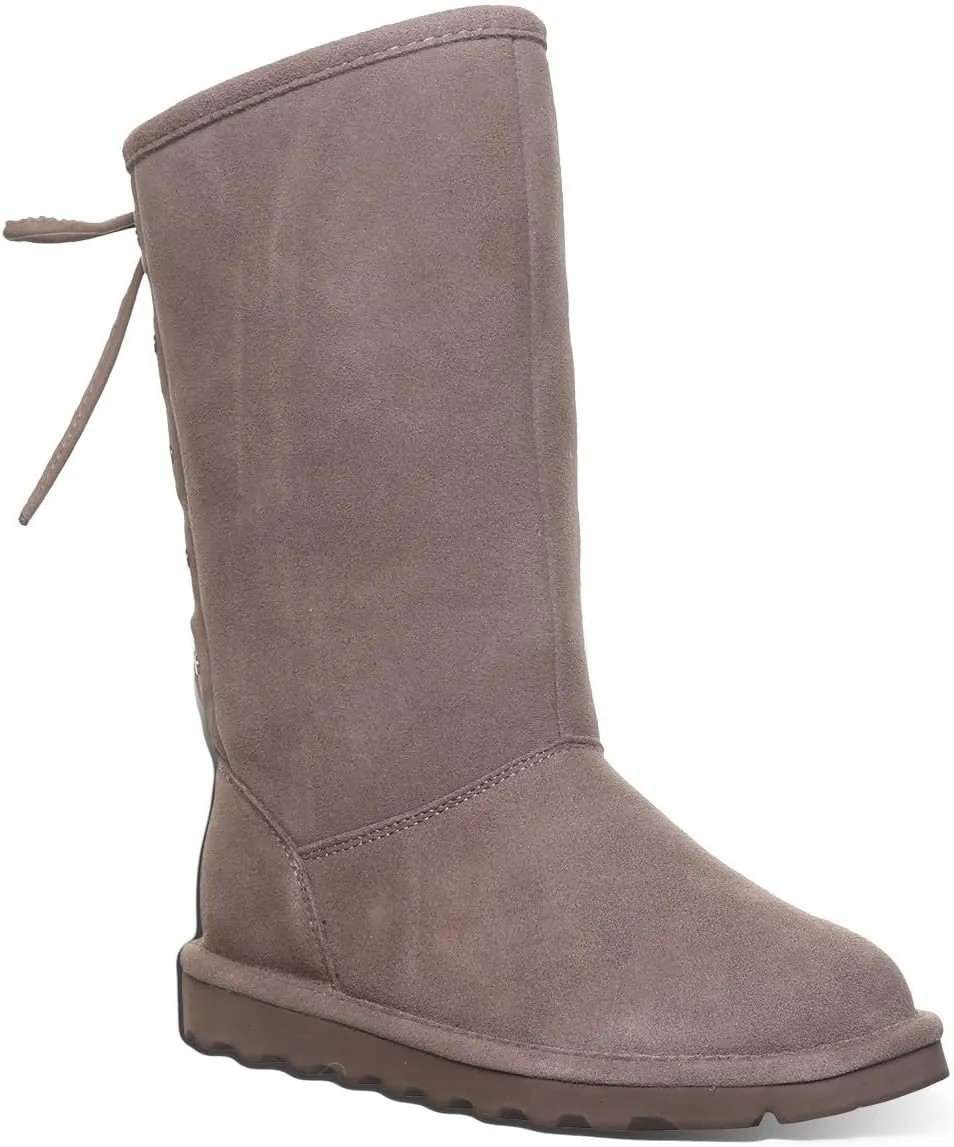 BEARPAW Women's Lydia II Classic Suede Pull On Boot - Comfortable Winter Boot, Multiple Colors & Sizes