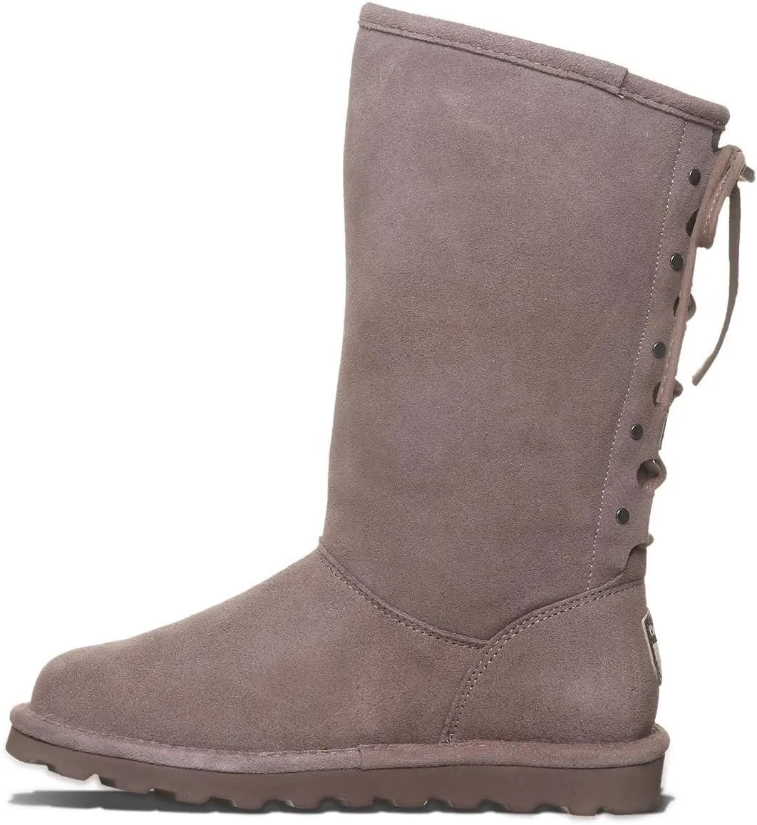 BEARPAW Women's Lydia II Classic Suede Pull On Boot - Comfortable Winter Boot, Multiple Colors & Sizes