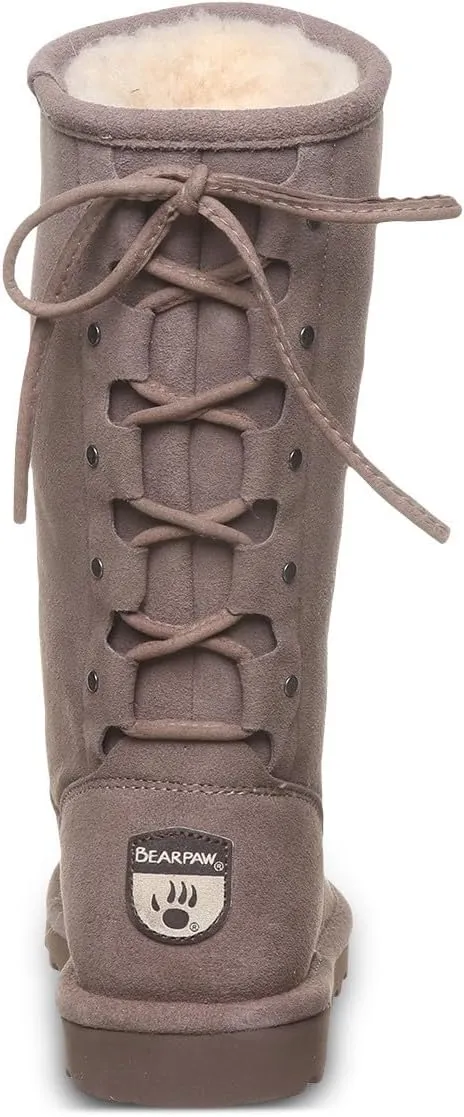 BEARPAW Women's Lydia II Classic Suede Pull On Boot - Comfortable Winter Boot, Multiple Colors & Sizes