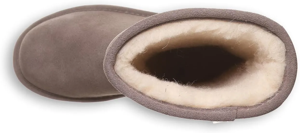 BEARPAW Women's Lydia II Classic Suede Pull On Boot - Comfortable Winter Boot, Multiple Colors & Sizes