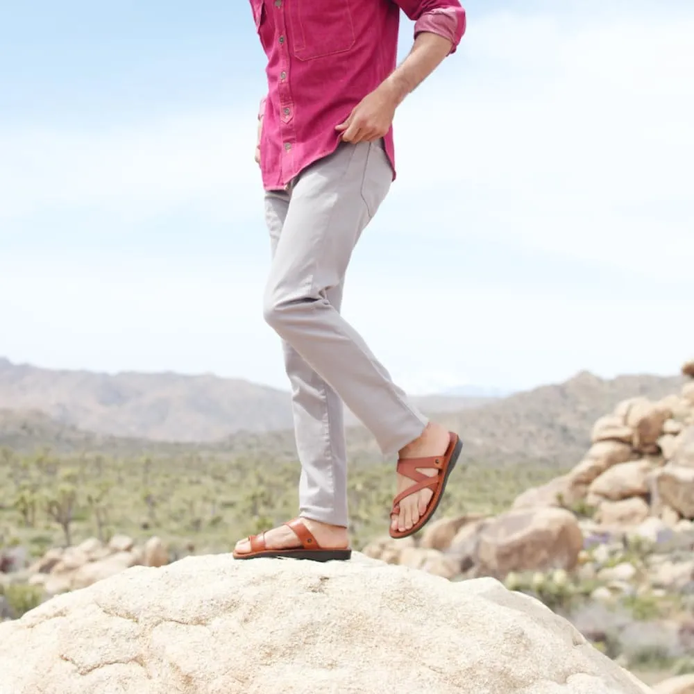 Benjamin - Leather Slingback Sandal - Mens Sandals