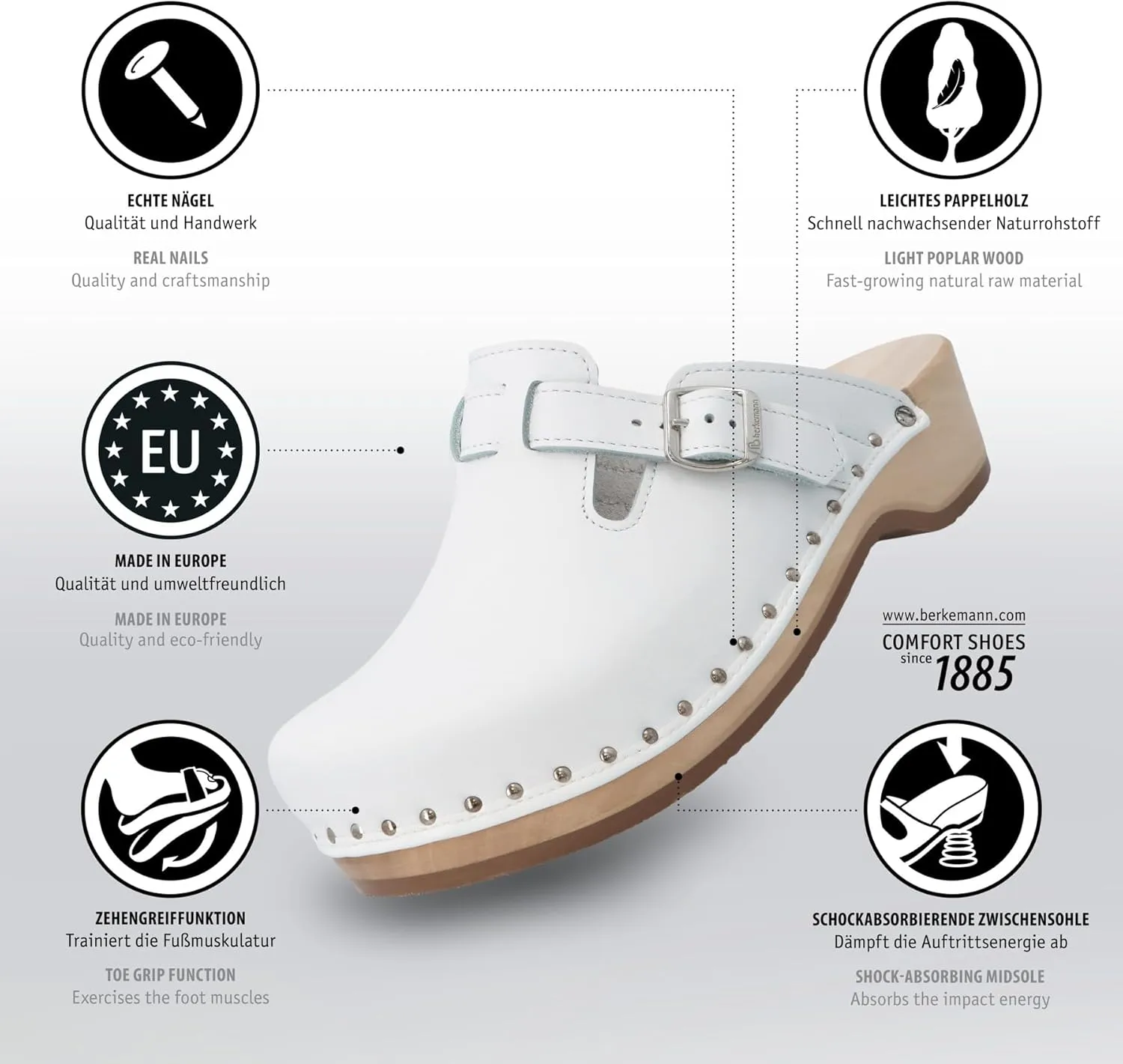 Berkemann Unisex Clogs