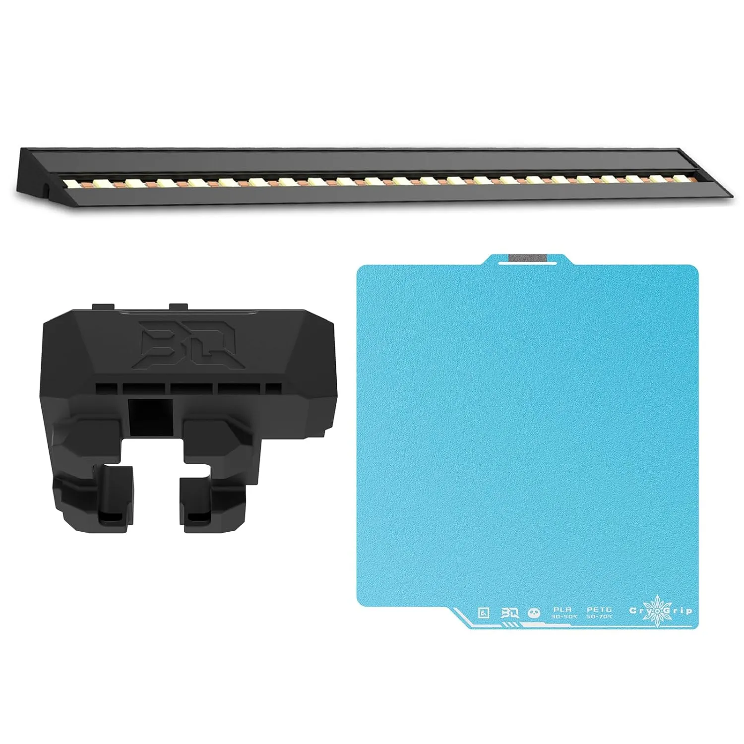 BIQU CryoGrip Pro Frostbite Panda Build Plate   Panda Jet Cooling Fan Duct  Panda Lux LED Light, for Bambu-Lab P1S P1P X1C X1E 3D Printers