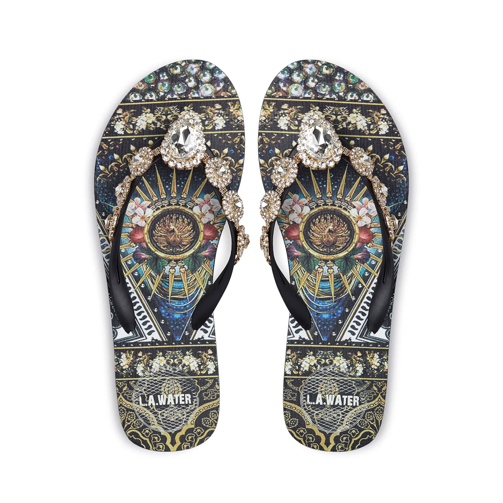 BLACK MYSTICAL SLIPPERS