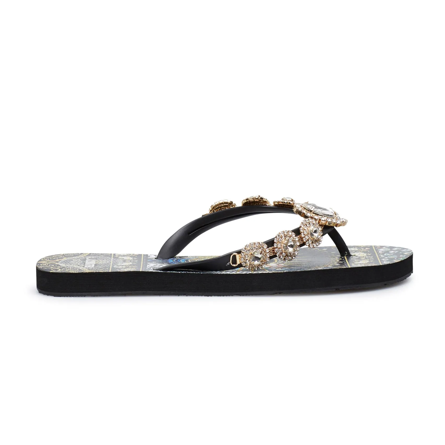 BLACK MYSTICAL SLIPPERS