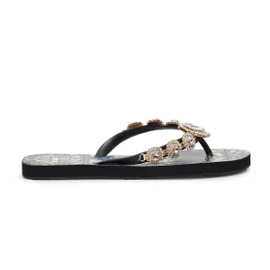 BLACK MYSTICAL SLIPPERS