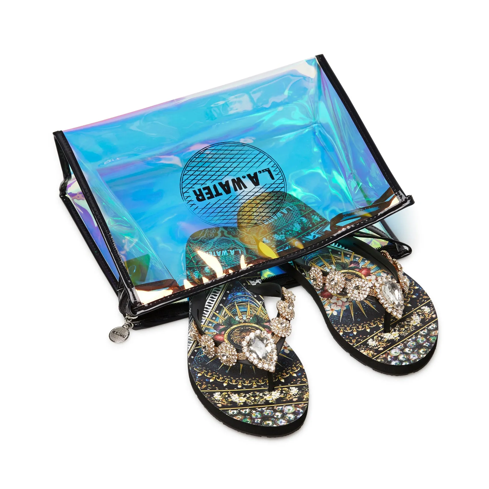 BLACK MYSTICAL SLIPPERS